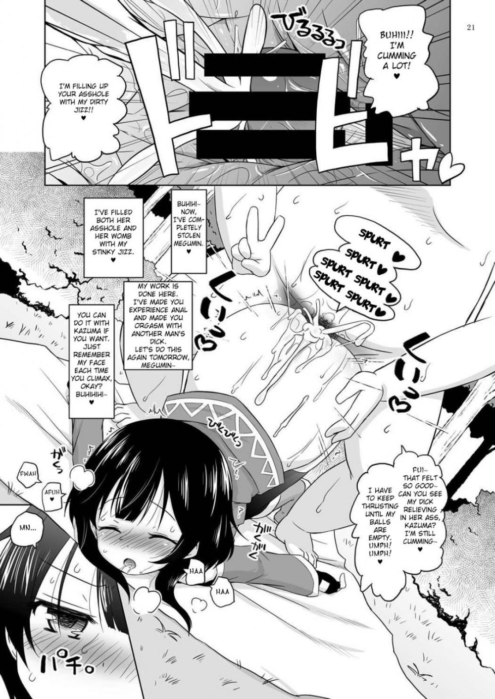 Hentai Manga Comic-To Sleeping Megumin I'm Going To Dufufufufu WW-Read-19